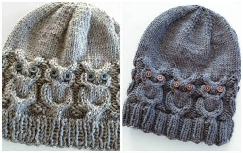 Step-By-Step Owl Hat Knitting Tutorial - iSeeiDoiMake
