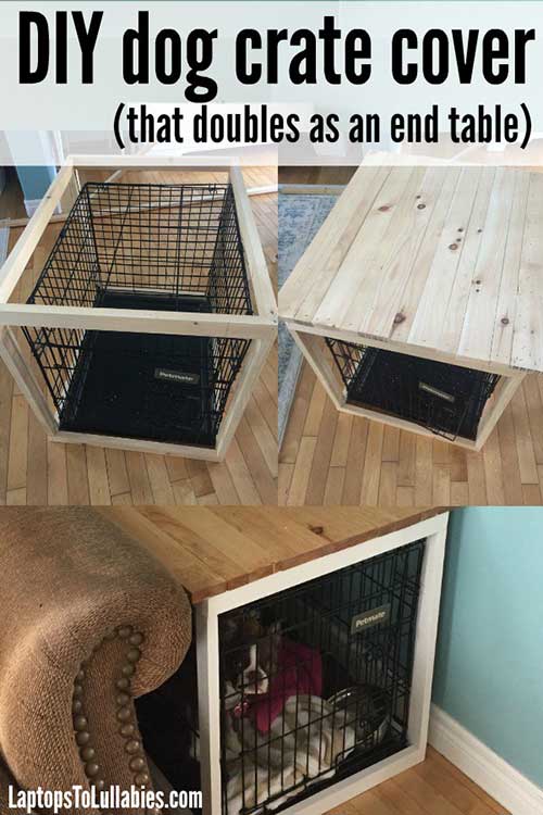DIY Dog Crate Cover â€