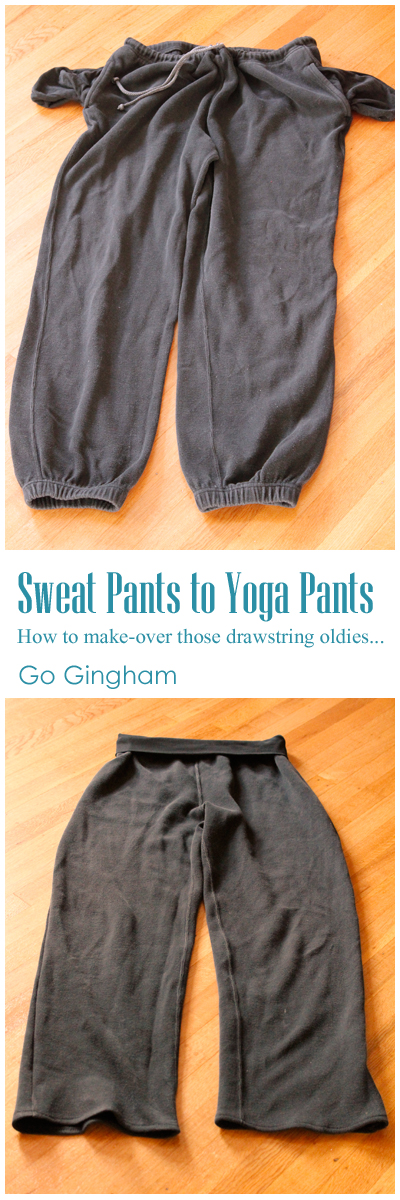 How To Re-Vamp Your Old Sweat Pants