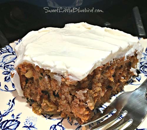 Crazy Carrot Cake Recipe - No Eggs, Milk or Butter