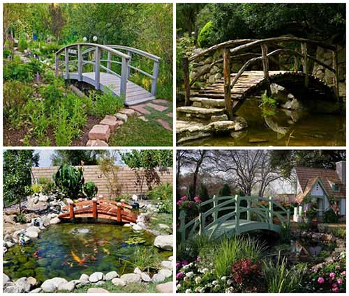 24 Captivating Backyard Garden Bridge Ideas Iseeidoimake