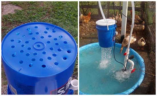 How To Build A Duck Pond Filter And Shower Iseeidoimake