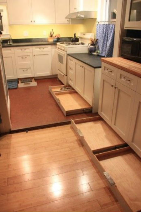 How To Build Under Cabinet Drawers Iseeidoimake