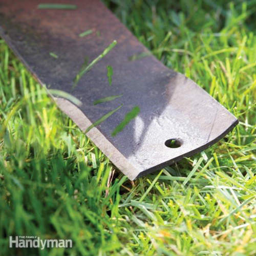 Do-It-Yourself Lawn Mower Blade Sharpening - iSeeiDoiMake