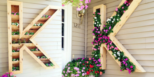 DIY Monogram Planter