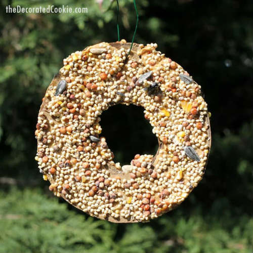 Super Easy DIY Birdseed Ornaments