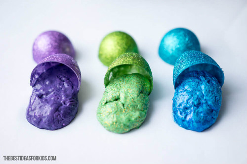 Super Fun Easter Egg Slime DIY
