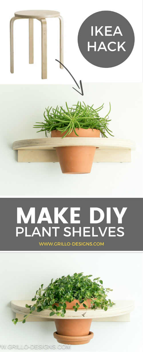 IKEA Frosta Hack: From Stool to DIY Planter Shelf