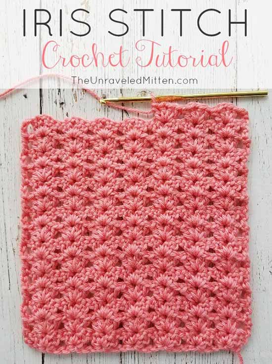 Iris Stitch Crochet Tutorial