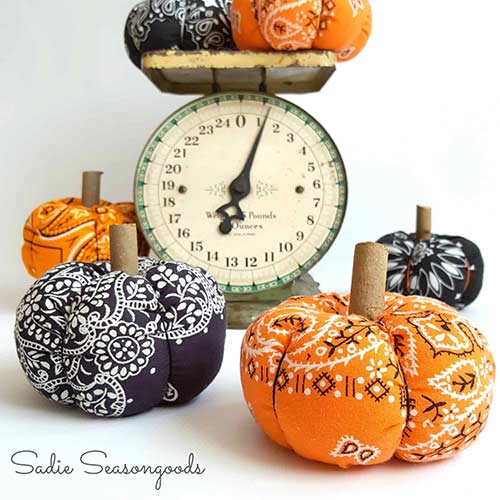 How To Make Halloween Bandana Pumpkins