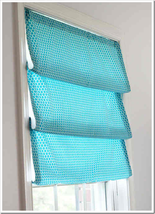 How to Make a No-Sew Window Treatment with One Piece of Fabric. Includes Four Styling Options!